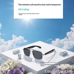 Smart Glasses Real Time Translation Wireless Bluetooth Touch Call Sports For Men Music Smart Glasses With Translator - view 14