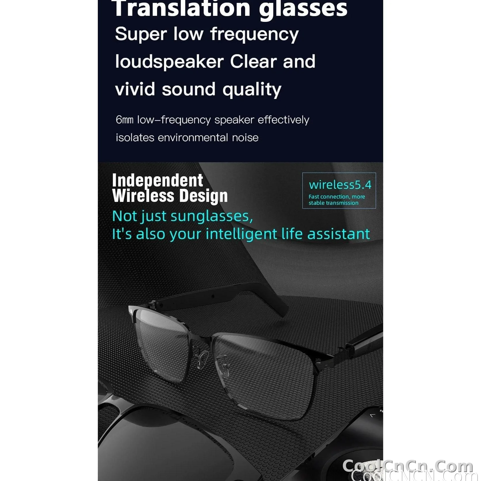 Smart Glasses SG20 Pro AI Intelligent Driver Sunglasses Touch Earphone with 144 Languages Online Translation for Men Women