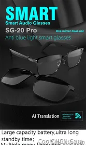 Smart Glasses SG20 Pro AI Intelligent Driver Sunglasses Touch Earphone with 144 Languages Online Translation for Men Women - view 8