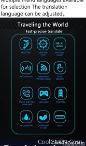 Smart Glasses SG20 Pro AI Intelligent Driver Sunglasses Touch Earphone with 144 Languages Online Translation for Men Women - view 9