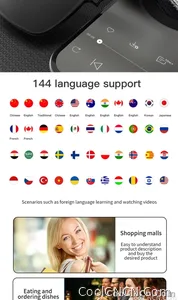 Smart Glasses SG20 Pro AI Intelligent Driver Sunglasses Touch Earphone with 144 Languages Online Translation for Men Women - view 11