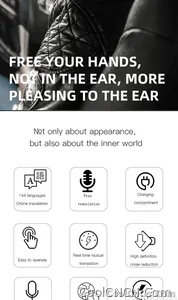 Smart Glasses SG20 Pro AI Intelligent Driver Sunglasses Touch Earphone with 144 Languages Online Translation for Men Women - view 13