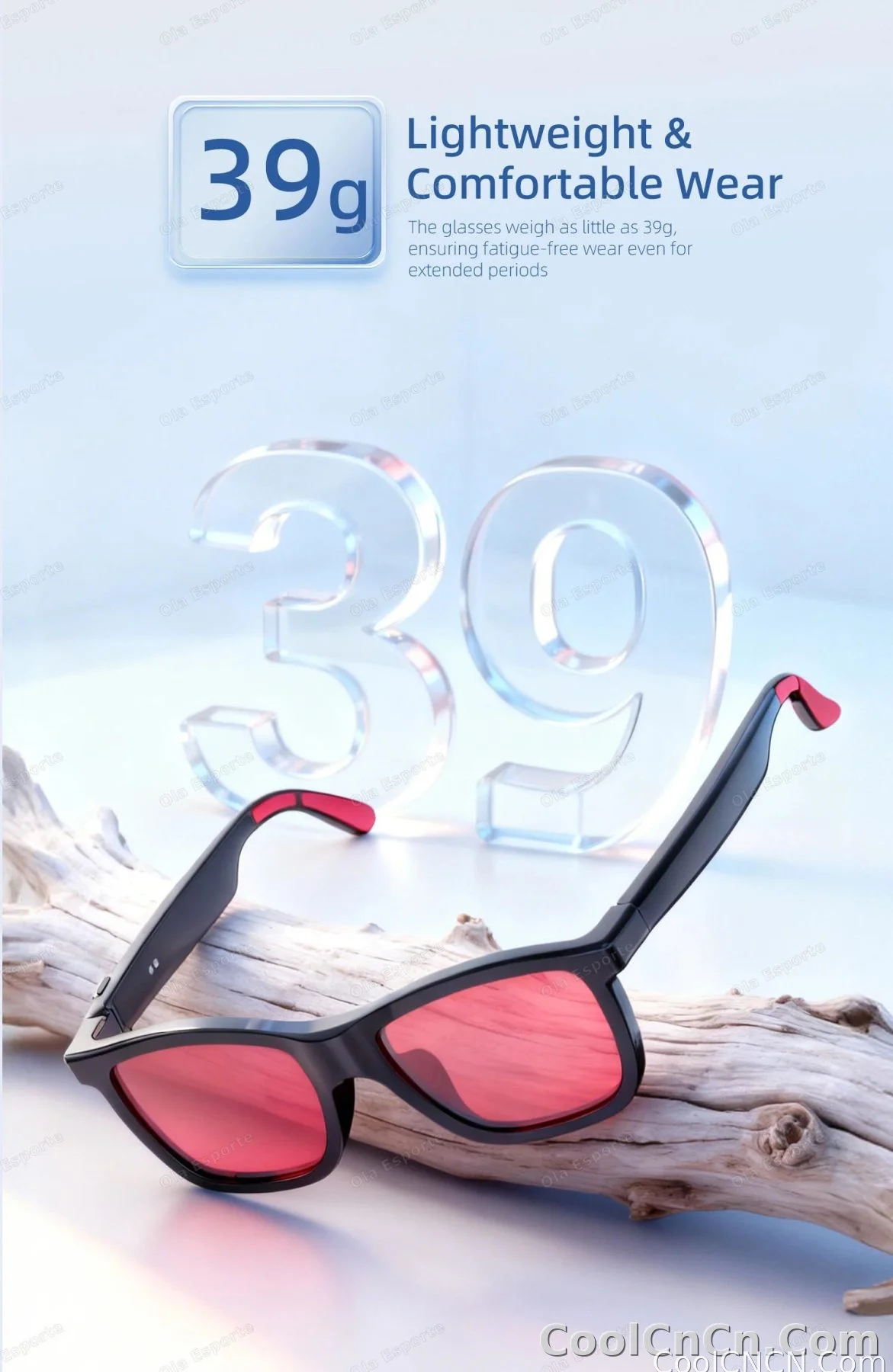 2026 Smart Audio Glasses Touch Control Color Changing Lens Dual Microphone Noise Reduction AI translation Bluetooth Sunglasses - detail