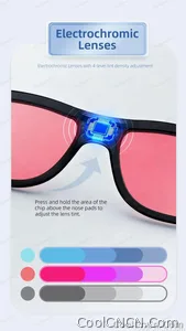 2026 Smart Audio Glasses Touch Control Color Changing Lens Dual Microphone Noise Reduction AI translation Bluetooth Sunglasses - view 13