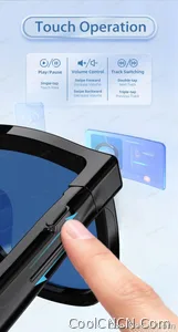2026 Smart Audio Glasses Touch Control Color Changing Lens Dual Microphone Noise Reduction AI translation Bluetooth Sunglasses - view 16