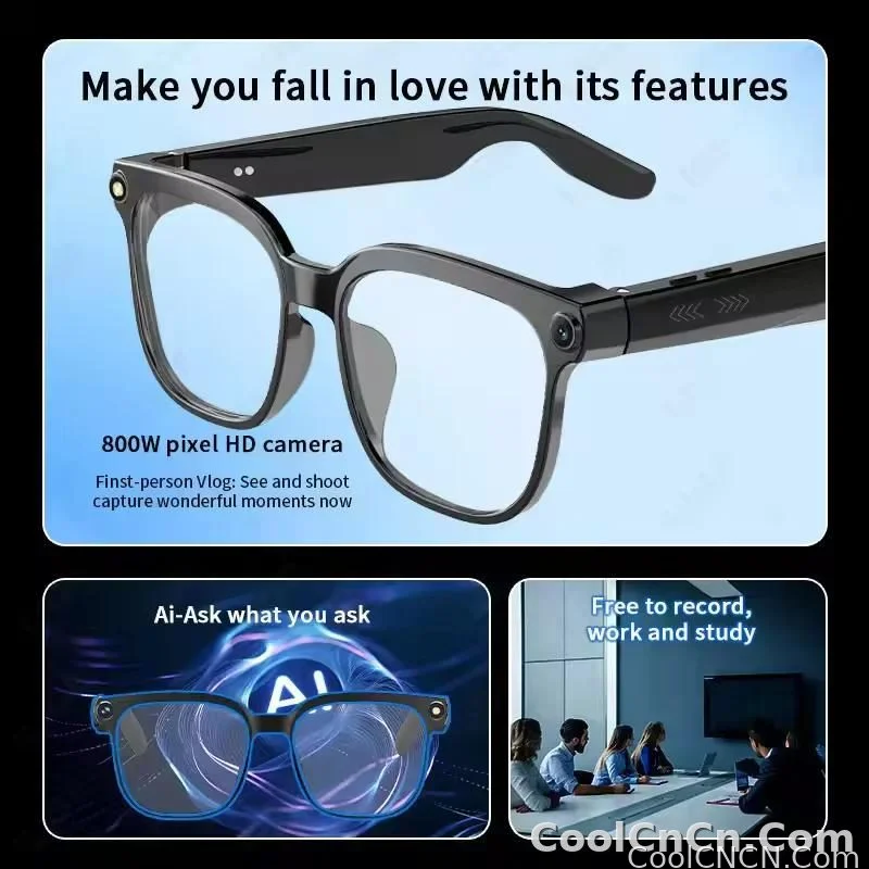 2026 New Smart Glasses Men 4K 8MP HD Camera Video Recording Language Translation ChatGPT WIFI Bluetooth Call Audio Glasses Women - detail
