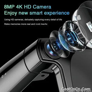 2026 New Smart Glasses Men 4K 8MP HD Camera Video Recording Language Translation ChatGPT WIFI Bluetooth Call Audio Glasses Women - view 3