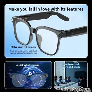 2026 New Smart Glasses Men 4K 8MP HD Camera Video Recording Language Translation ChatGPT WIFI Bluetooth Call Audio Glasses Women - view 5