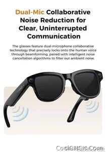 2026 New 3600mAh Battery AI Glasses Men 800W 4k Camera 32G Memory Photos&Video 160+Translation ChatGPT Music Smart Glasses Women - view 22