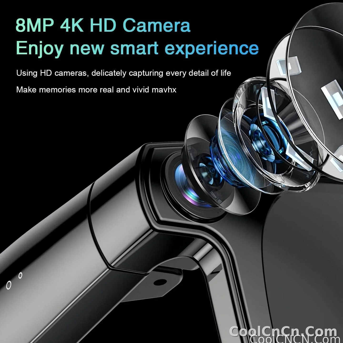 2026 Smart AI Glasses Men New 4K HD 800W pixel Camera 32GB Memory 120+ Translation ChatGPT Music Shoot Photos &Video Sunglasses - detail