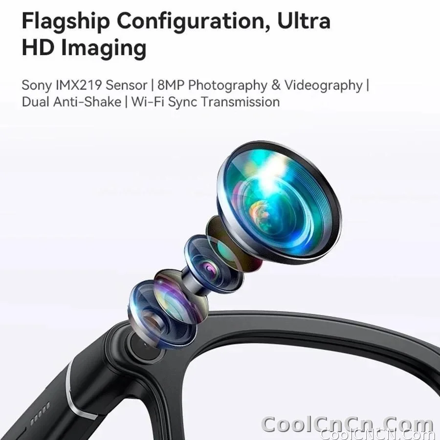 2026 New 6K HD AI Smart Glasses Chat GPT 800MP Camera Bluetooth Call 290mAh Battery 32GB Voice Assistant Control Smart Glasses - detail