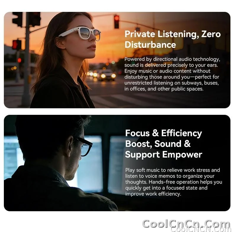 2026 New 6K HD AI Smart Glasses Chat GPT 800MP Camera Bluetooth Call 290mAh Battery 32GB Voice Assistant Control Smart Glasses - detail