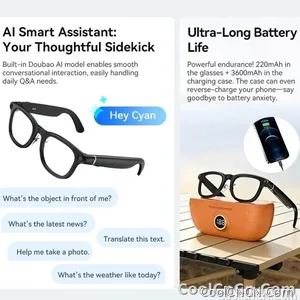 2026 New 6K HD AI Smart Glasses Chat GPT 800MP Camera Bluetooth Call 290mAh Battery 32GB Voice Assistant Control Smart Glasses - view 6