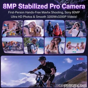 AI Camera Glasses 2026 New 1080P Video Recorder Bluetooth Audio Open Ear Music Voice Control WiFi Sync Smart Eyewear Outdoor Use - view 6