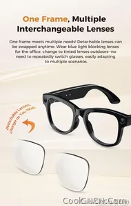 AI Camera Glasses 2026 New 1080P Video Recorder Bluetooth Audio Open Ear Music Voice Control WiFi Sync Smart Eyewear Outdoor Use - view 24