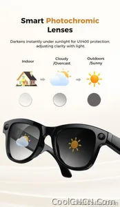 AI Camera Glasses 2026 New 1080P Video Recorder Bluetooth Audio Open Ear Music Voice Control WiFi Sync Smart Eyewear Outdoor Use - view 25