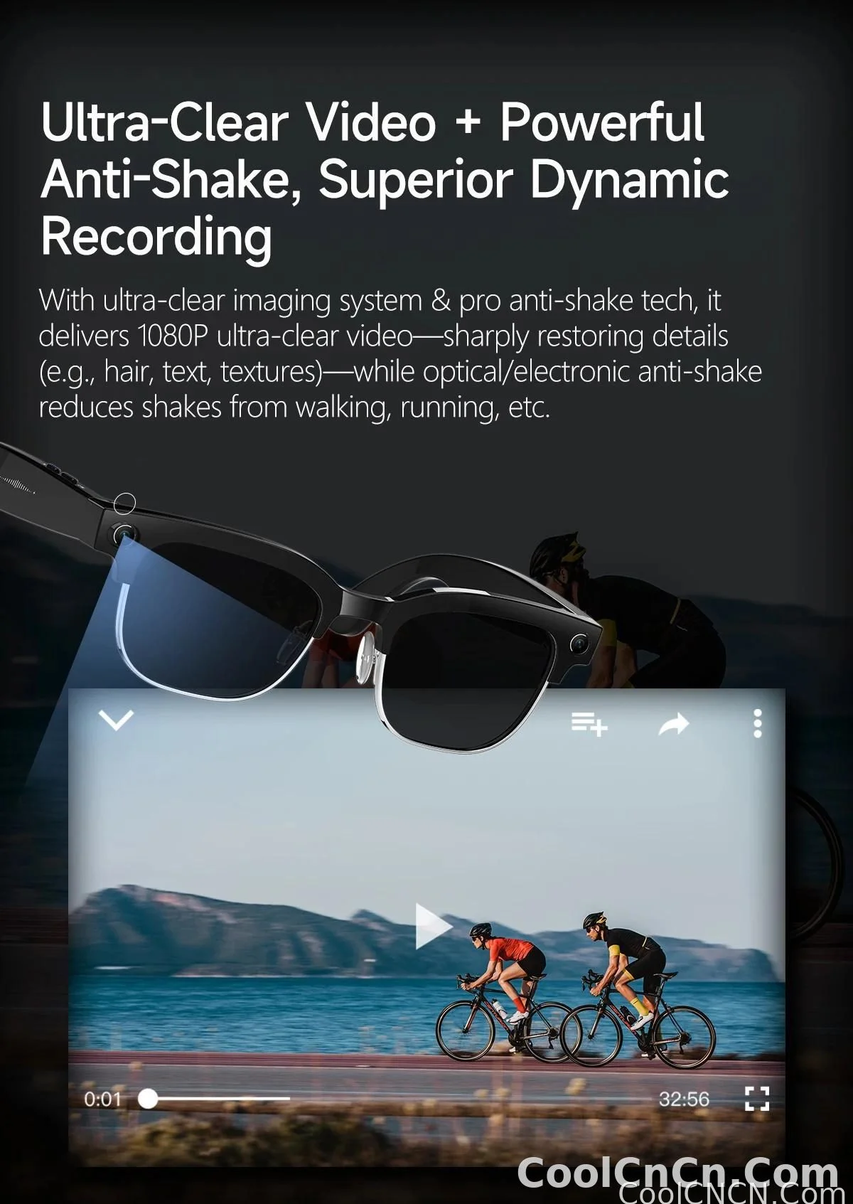Smart Glasses 800W Camera 2026New Technologies Video Recording AI Photo Recognition Bluetooth Calls Voice Translation Sunglasses - detail