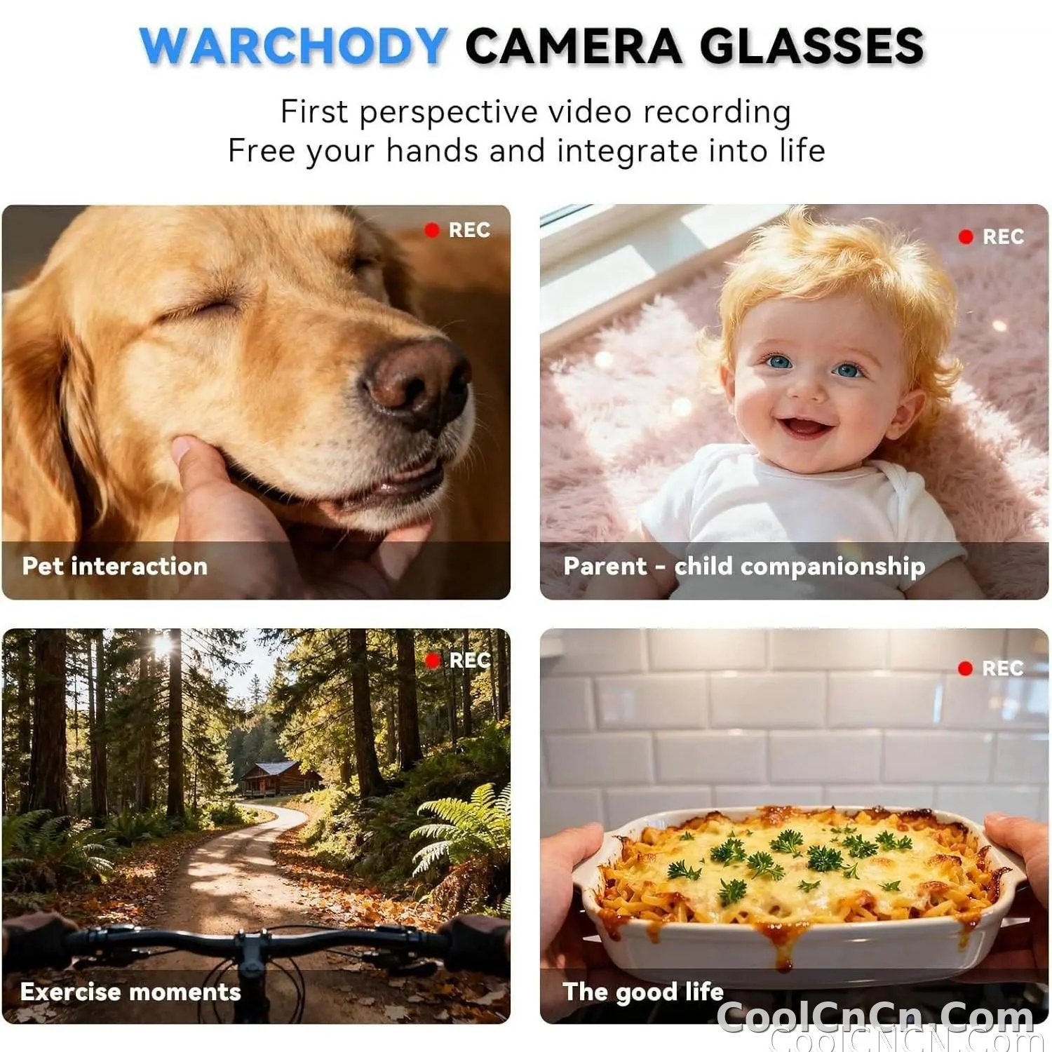 AI Smart Glasses 8MP HD Camera Sunglasses Audio AI Voice Assistant Real-Time Translation Vlog Eyeglasses for Daily Work Travel - detail