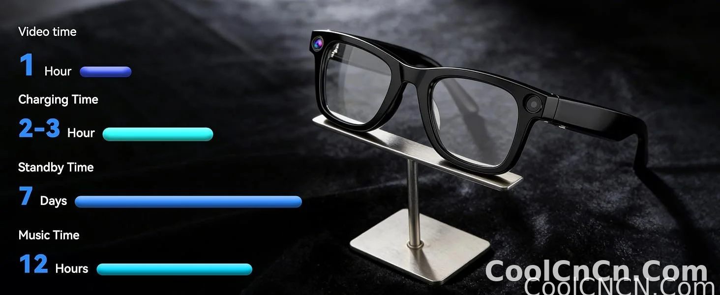 AI Smart Glasses 8MP HD Camera Sunglasses Audio AI Voice Assistant Real-Time Translation Vlog Eyeglasses for Daily Work Travel - detail