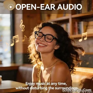 AI Smart Glasses 8MP HD Camera Sunglasses Audio AI Voice Assistant Real-Time Translation Vlog Eyeglasses for Daily Work Travel - view 5