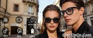 AI Smart Glasses 8MP HD Camera Sunglasses Audio AI Voice Assistant Real-Time Translation Vlog Eyeglasses for Daily Work Travel - view 10
