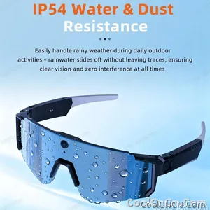 2026 New 4K HD AI Smart Cycling Glasses Men 800MP Camera Goggle BT Call AI Translation Voice Assistant Control Sunglasses Women - view 7