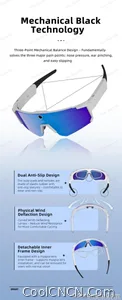 2026 New 4K HD AI Smart Cycling Glasses Men 800MP Camera Goggle BT Call AI Translation Voice Assistant Control Sunglasses Women - view 13