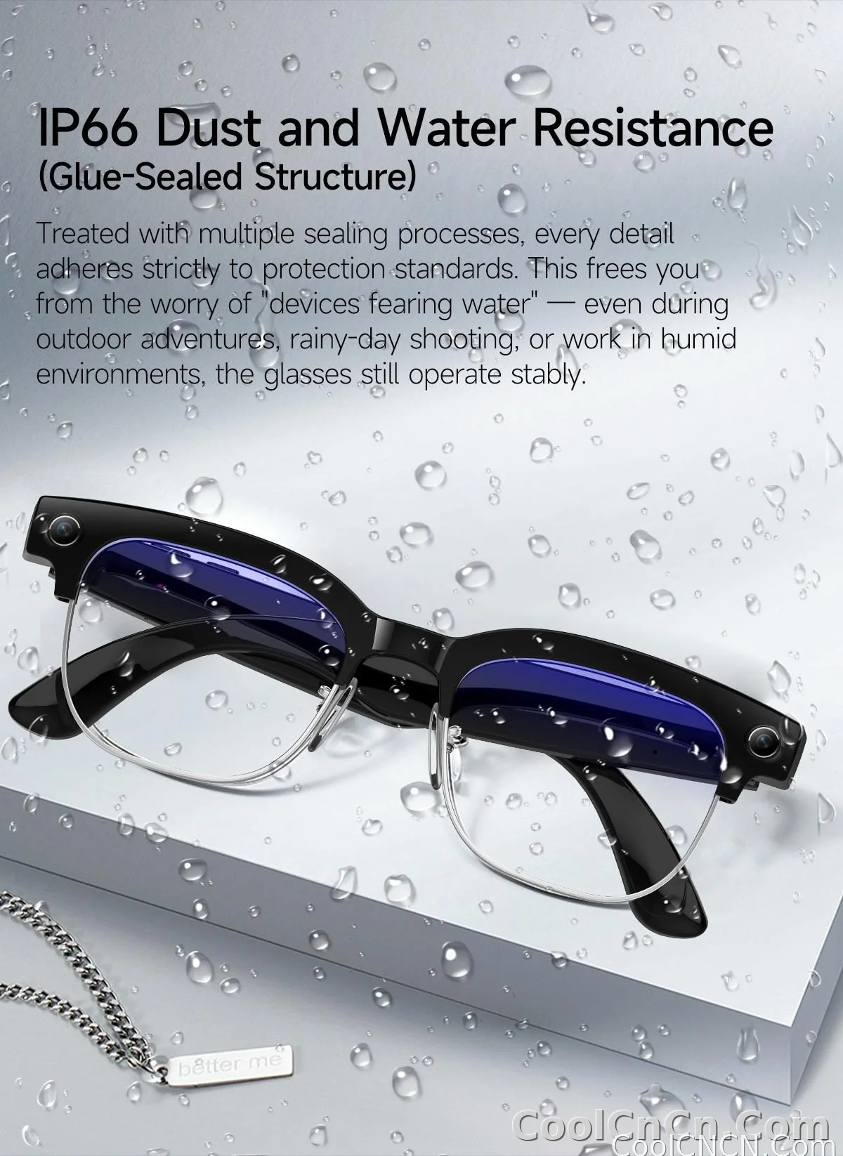 AI Smart Glasses Translation 800W Pixel Camera Video Music Player Call Business 8K Sunglasses Glasses Men For Travel Work 2026 - detail