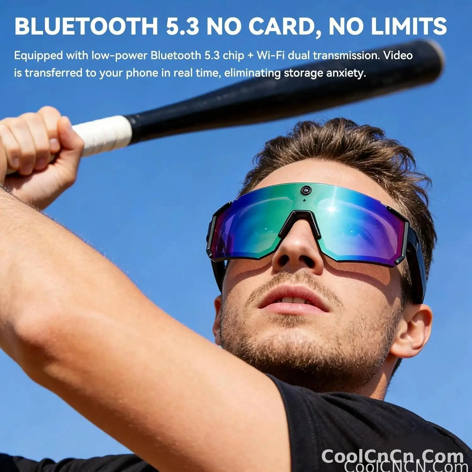 2026 New AI smart shooting&recording glasses with 800W camera, HD anti-shake bicycle riding shooting artifact, windproof goggles - detail