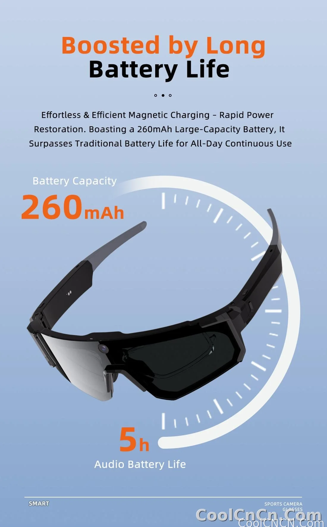 2026 New AI smart shooting&recording glasses with 800W camera, HD anti-shake bicycle riding shooting artifact, windproof goggles - detail