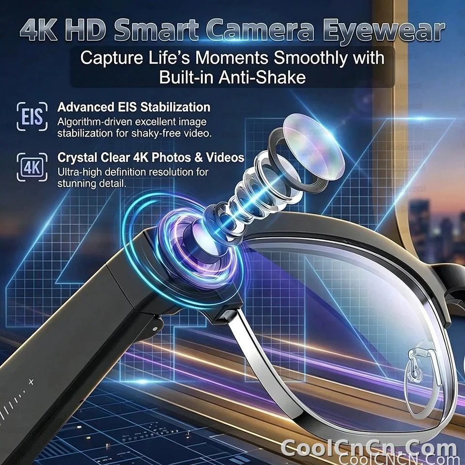 4K 800W HD Camera AI Smart Glasses 2026 ChatGPT Record Video Languages Translation Music Player Sunglasses Glasses With Camera - detail