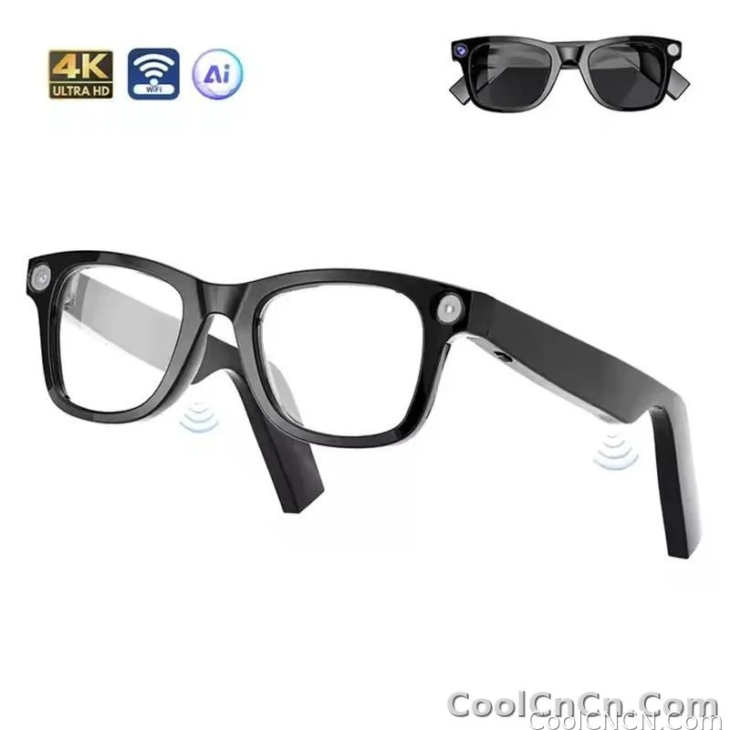 W610 AI Smart Glasses with Video Camera 800W Outdoor Sunglasses Wi-Fi Transfer BT Calling Audio Record Smart Wearable Headset - detail