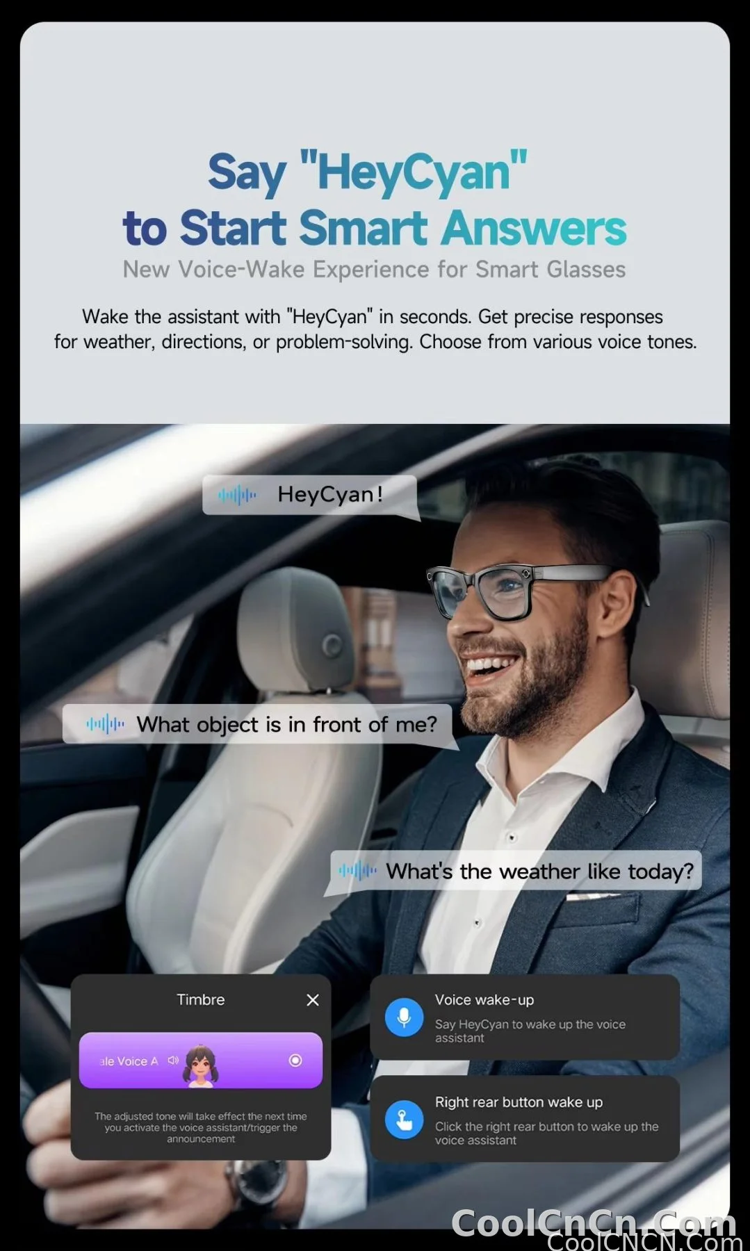 W610 AI Smart Glasses with Video Camera 800W Outdoor Sunglasses Wi-Fi Transfer BT Calling Audio Record Smart Wearable Headset - detail