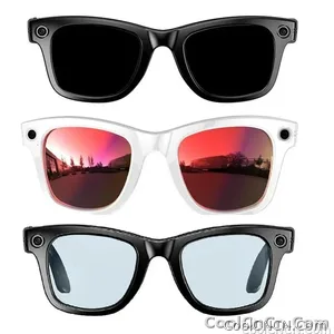W610 AI Smart Glasses with Video Camera 800W Outdoor Sunglasses Wi-Fi Transfer BT Calling Audio Record Smart Wearable Headset - view 1
