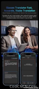 W610 AI Smart Glasses with Video Camera 800W Outdoor Sunglasses Wi-Fi Transfer BT Calling Audio Record Smart Wearable Headset - view 19
