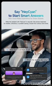 W610 AI Smart Glasses with Video Camera 800W Outdoor Sunglasses Wi-Fi Transfer BT Calling Audio Record Smart Wearable Headset - view 20