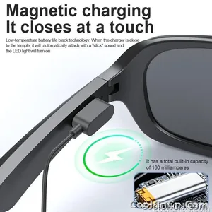 AI Smart Glasses Voice Translation Audio Sunglasses Outdoor UV Protection Ski Goggles Listen to Music Make Calls 2026 New - view 4