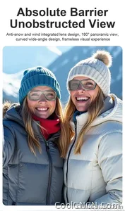 AI Smart Glasses Voice Translation Audio Sunglasses Outdoor UV Protection Ski Goggles Listen to Music Make Calls 2026 New - view 9