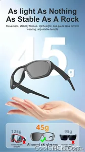 AI Smart Glasses Voice Translation Audio Sunglasses Outdoor UV Protection Ski Goggles Listen to Music Make Calls 2026 New - view 10