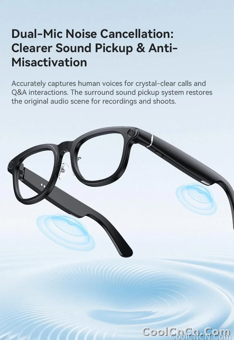 2026 Ultra AI Smart Glasses 1200P Camera ChatGPT Voice Assistant 32GB Storage Real-time Translation Bluetooth Music Sunglasses - detail