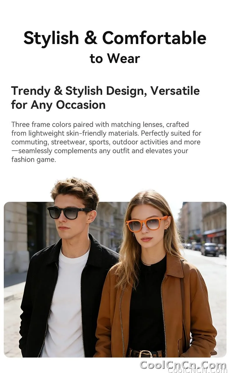 2026 Ultra AI Smart Glasses 1200P Camera ChatGPT Voice Assistant 32GB Storage Real-time Translation Bluetooth Music Sunglasses - detail