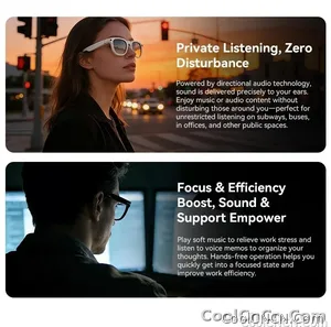 2026 Ultra AI Smart Glasses 1200P Camera ChatGPT Voice Assistant 32GB Storage Real-time Translation Bluetooth Music Sunglasses - view 20