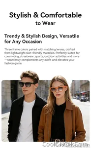 2026 Ultra AI Smart Glasses 1200P Camera ChatGPT Voice Assistant 32GB Storage Real-time Translation Bluetooth Music Sunglasses - view 22