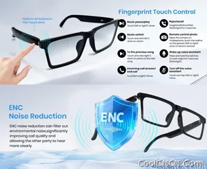 Smart Audio Glasses with Real-Time Translation Hi-Fi Music Playback Noise-Cancelling Voice Calls And Photochromic Lenses - view 8