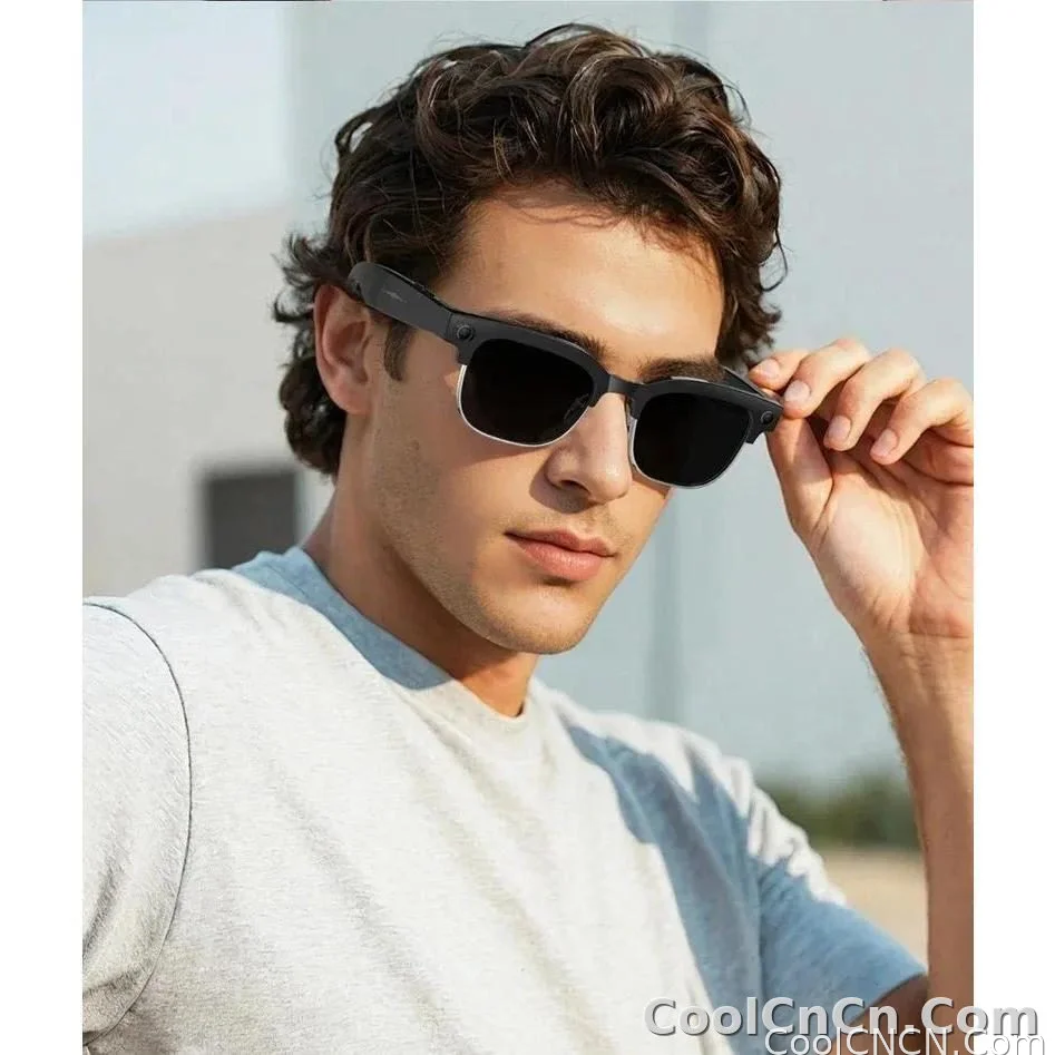 With Camera AI 4K Glasses New Upgrade 800W HD Video Recording AI Photo Recognition Translation Bluetooth Call Voice Sunglasses - detail