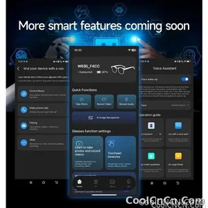 With Camera AI 4K Glasses New Upgrade 800W HD Video Recording AI Photo Recognition Translation Bluetooth Call Voice Sunglasses - view 4