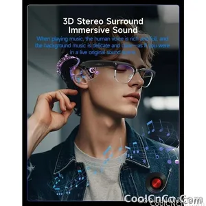 With Camera AI 4K Glasses New Upgrade 800W HD Video Recording AI Photo Recognition Translation Bluetooth Call Voice Sunglasses - view 5