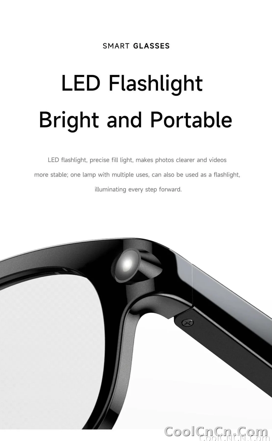 2026 New Smart Glasses Listening To Music Open Listening AI Translation AI Voice Assistant AI Image Recognition Smart Glasses - detail