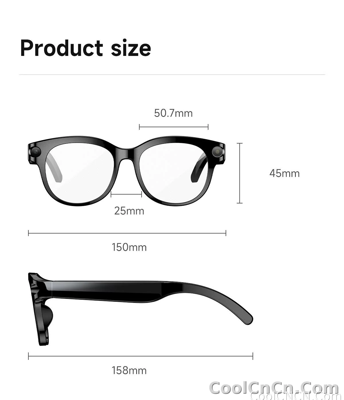 2026 New Smart Glasses Listening To Music Open Listening AI Translation AI Voice Assistant AI Image Recognition Smart Glasses - detail