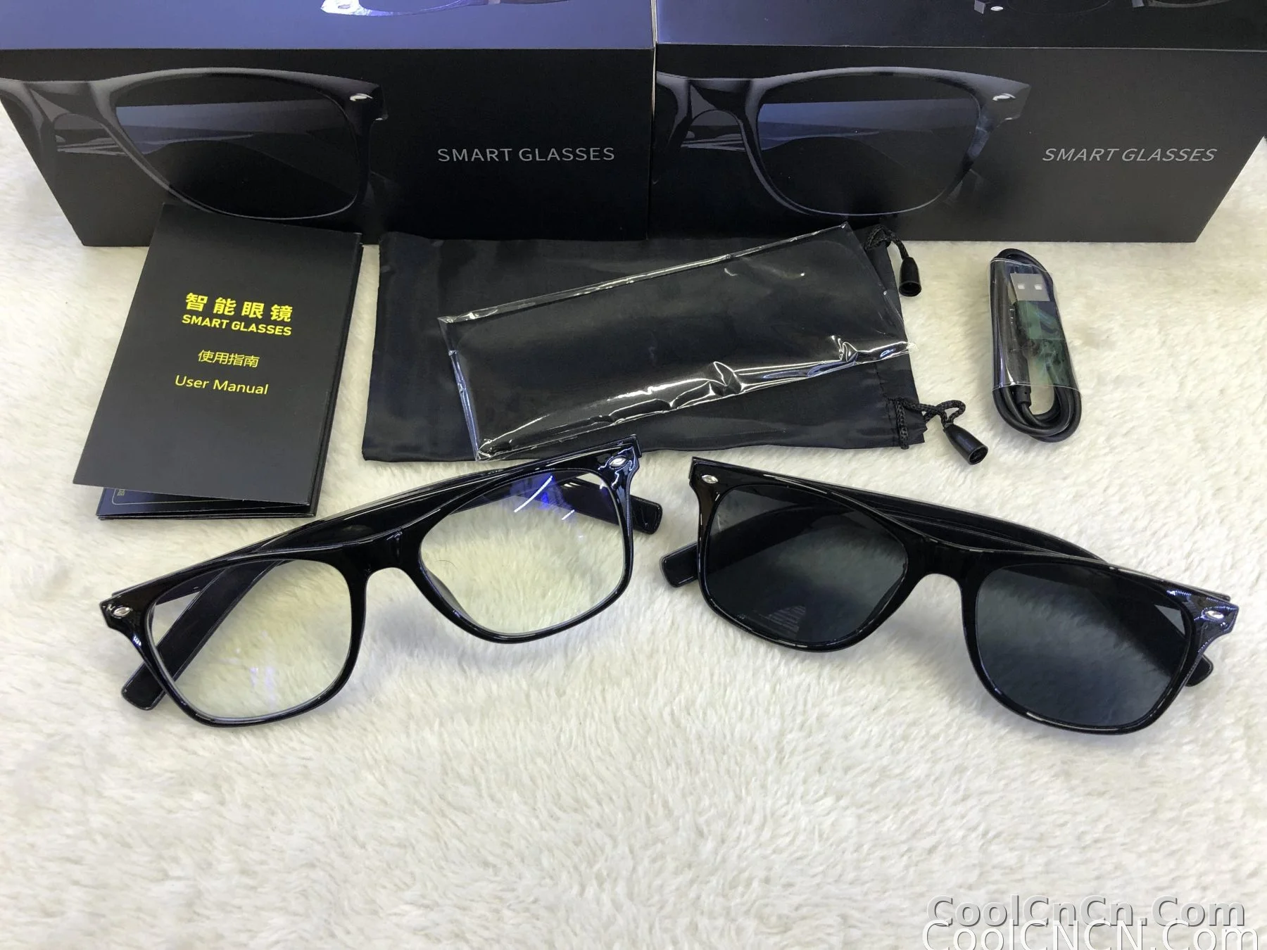 Bluetooth Smart Glasses Voice Call Music Play Remote Control Camera Wireless Bluetooth Headset Waterproof Glasses For Men  Women - detail